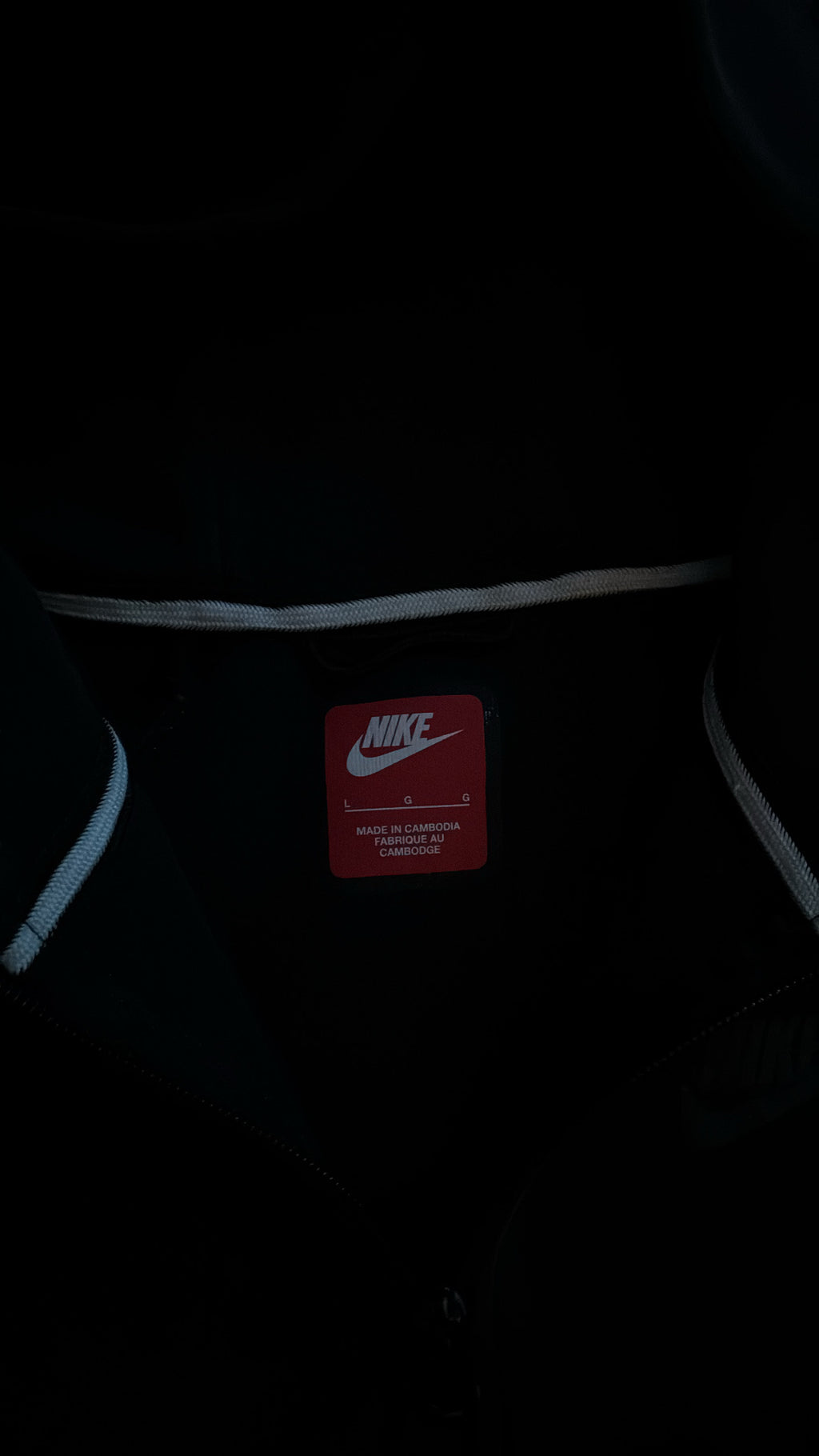 Black Nike Tech Fleece Hoodie Youth Large