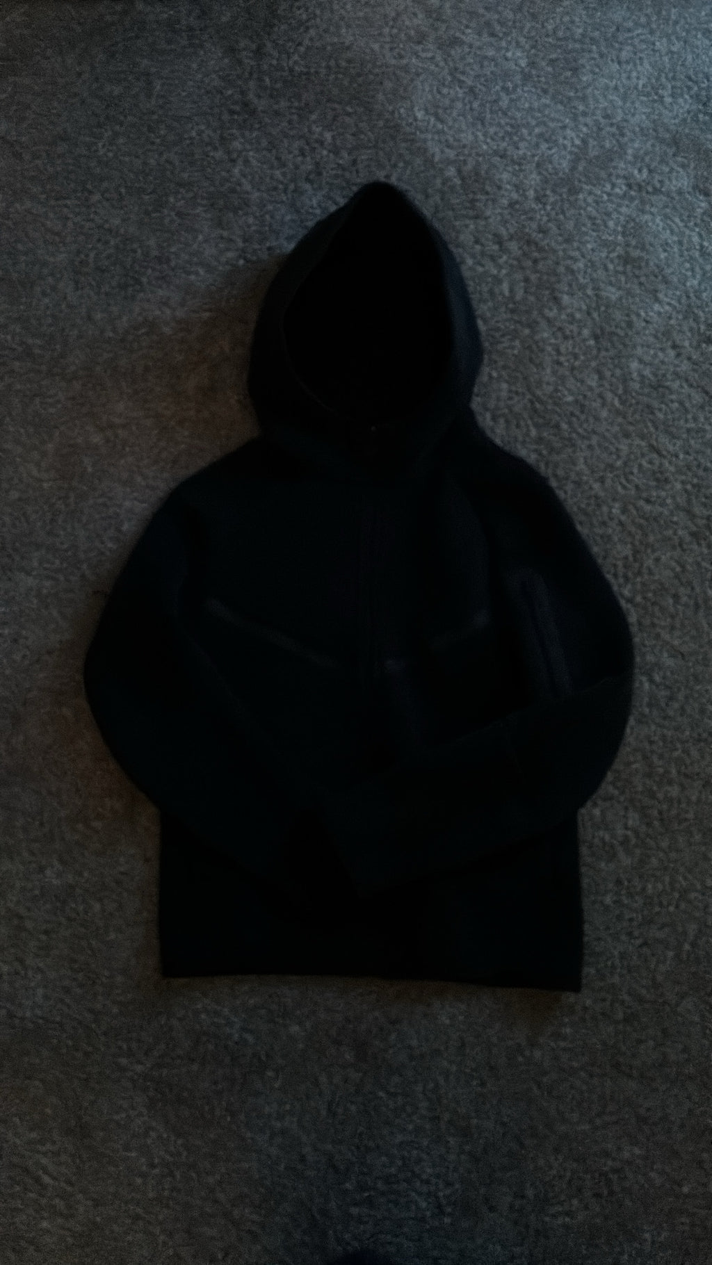 Black Nike Tech Fleece Hoodie Youth Large