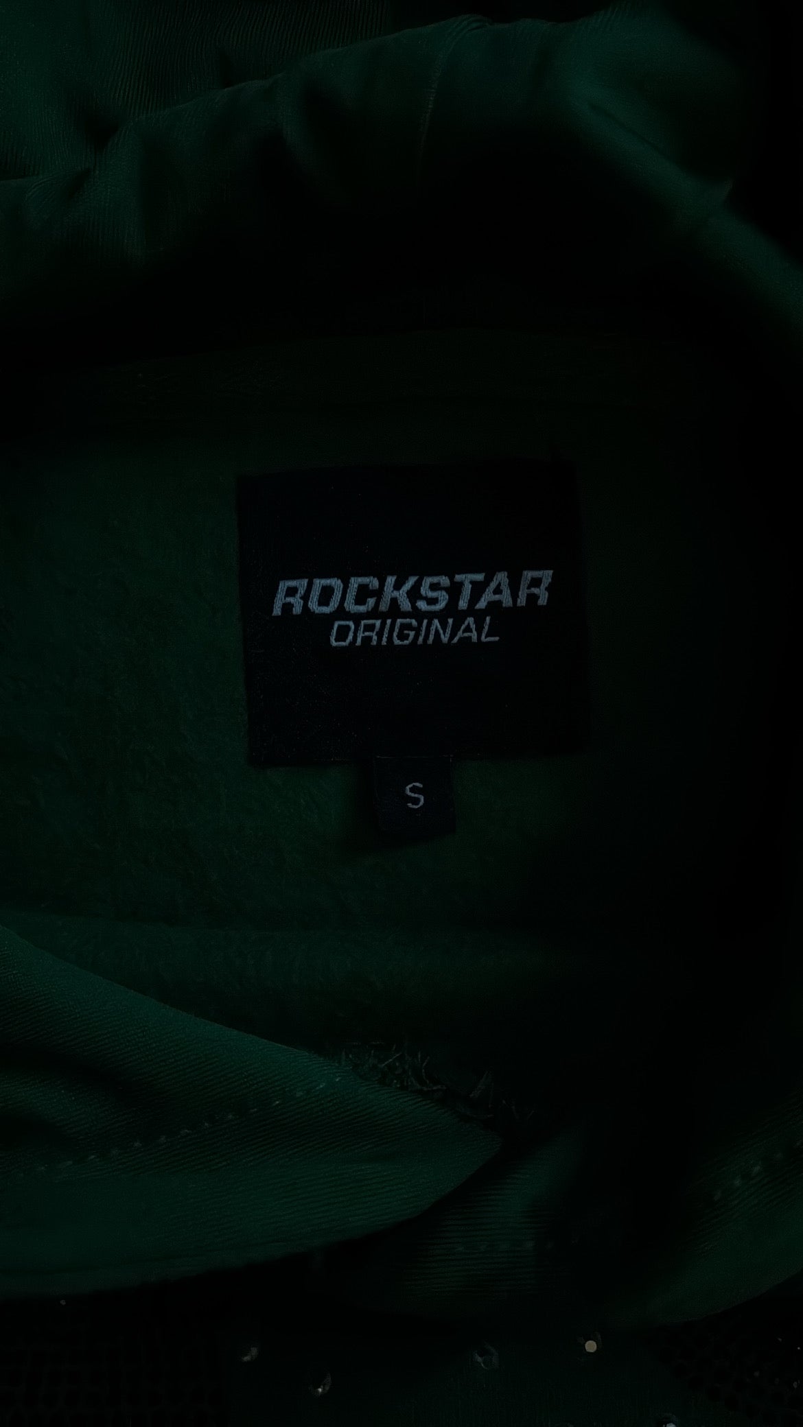 Rockstar Original Rhinestone Hoodie – Forest Green
